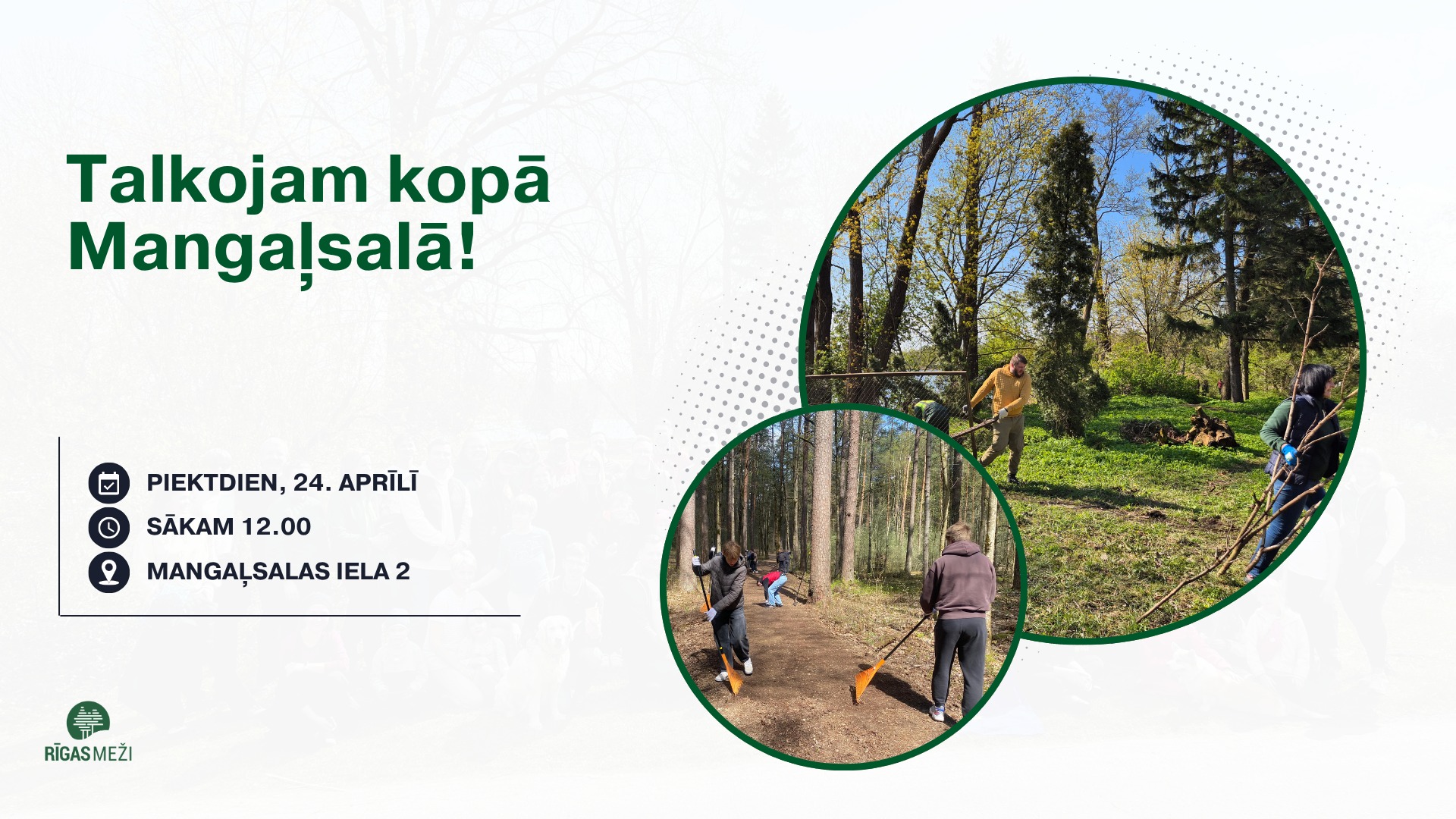 Talkojam kopā Mangaļsalā