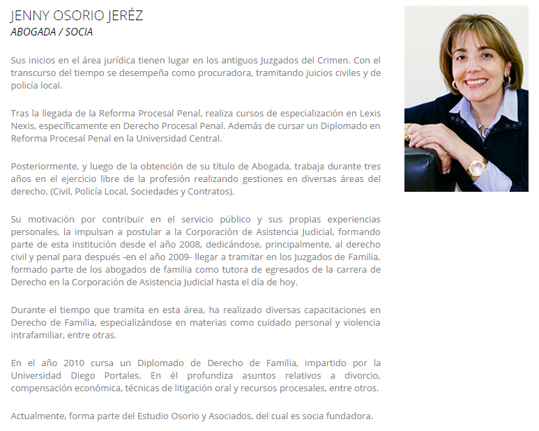 Osorio Abogados - Conoce a nuestra Excelente Abogada Jenny Osorio ...