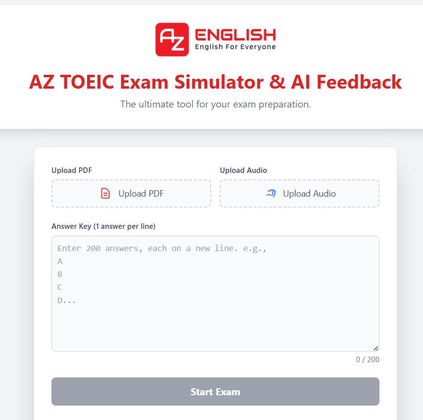 Tạ Thiết Giáp - Ra lò: AZ TOEIC Exam Simulator & AI... | Facebook
