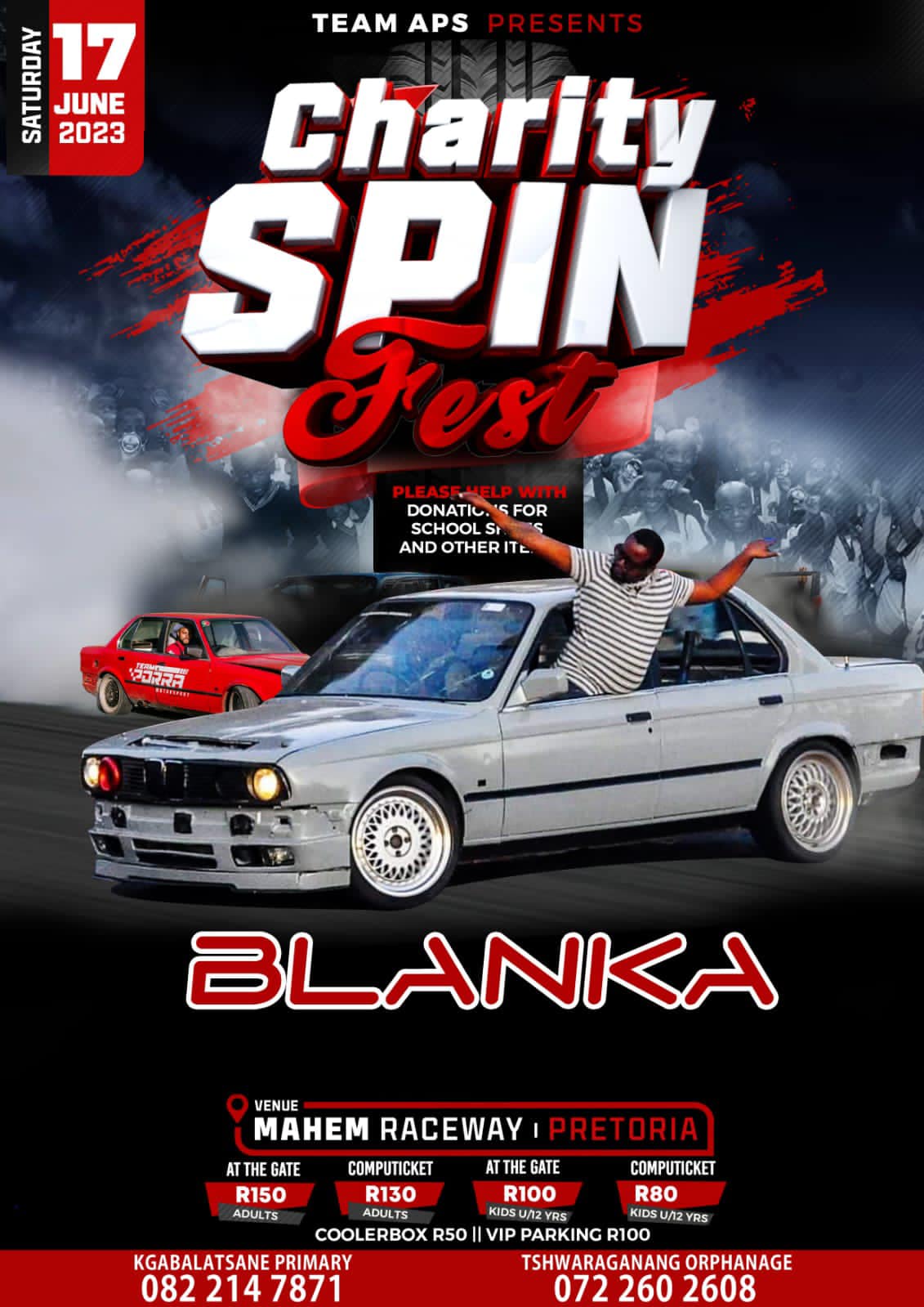 TEAM APS CHARITY SPINFEST... - Burnout Mzansi Video Coverage | Facebook