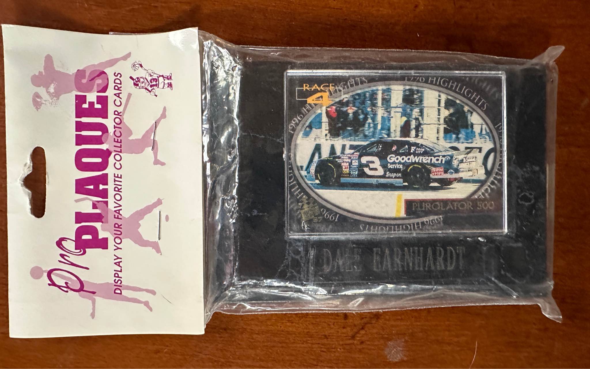 This item is a Pro Plaques collectible display featuring a 1996