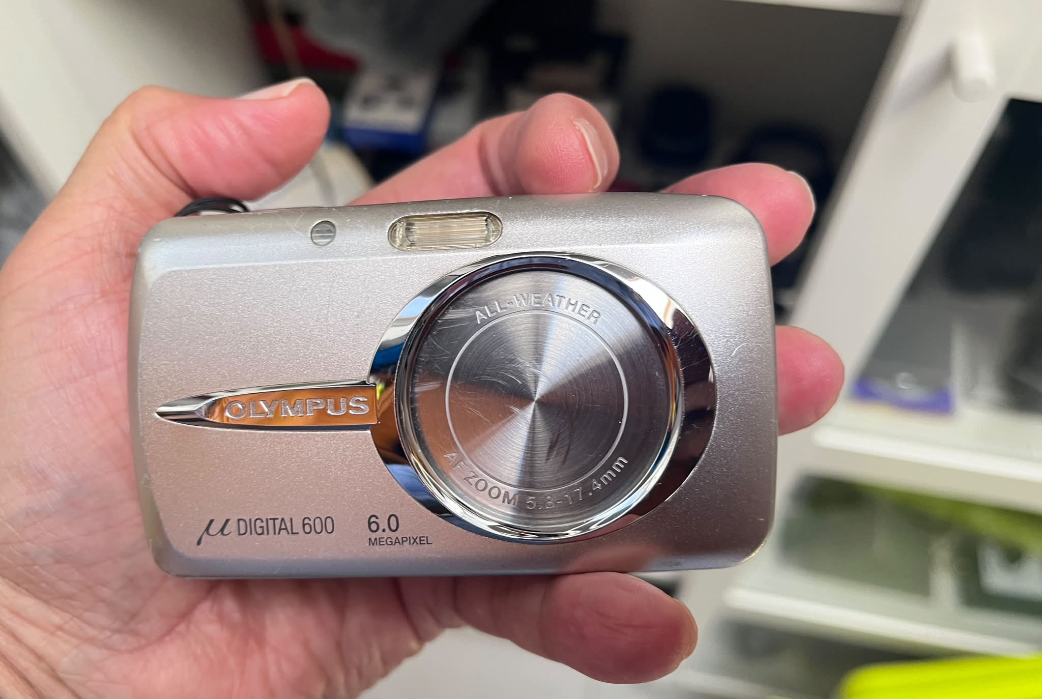 The Olympus µ [mju:] Digital 600 (marketed as the Olympus Stylus