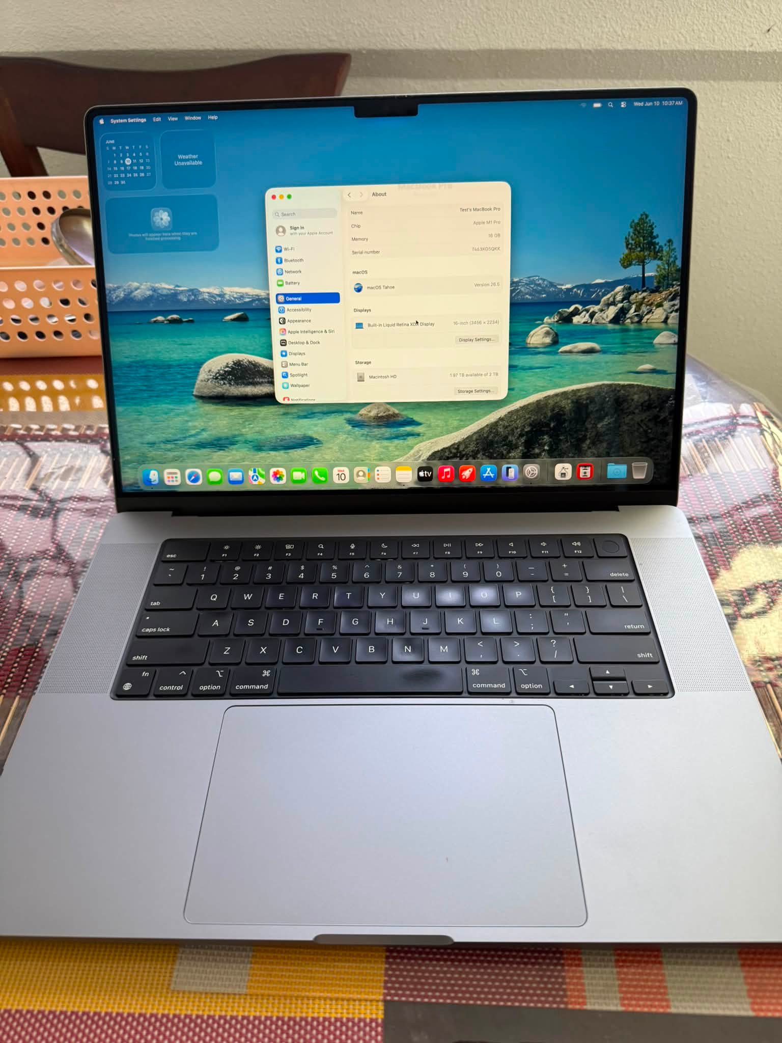 Apple MacBook Pro 16-inch (2021) – M1 Pro | 16GB RAM | 2TB SSD 