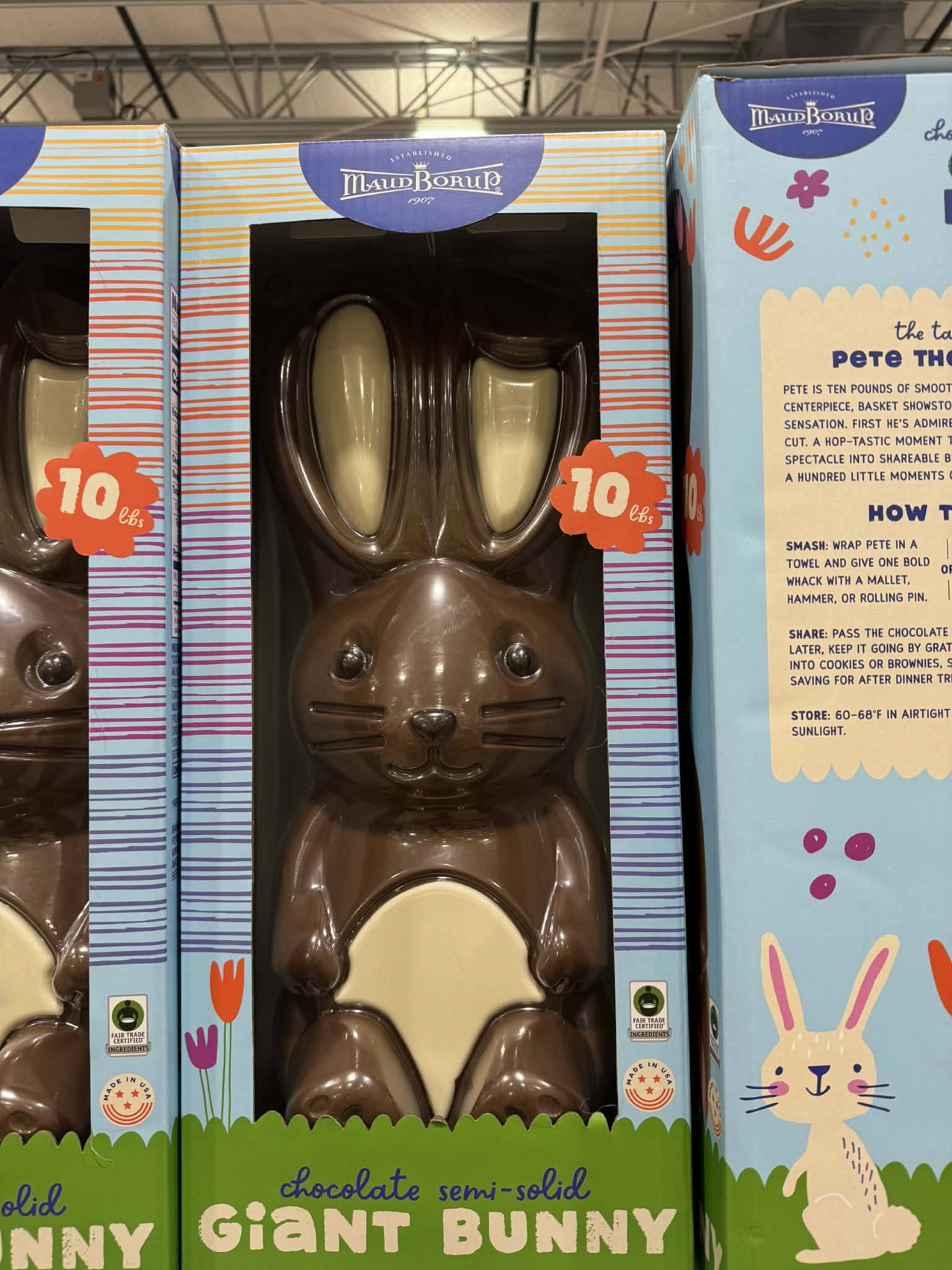 Who's buying a $140 10lb chocolate bunny🤣