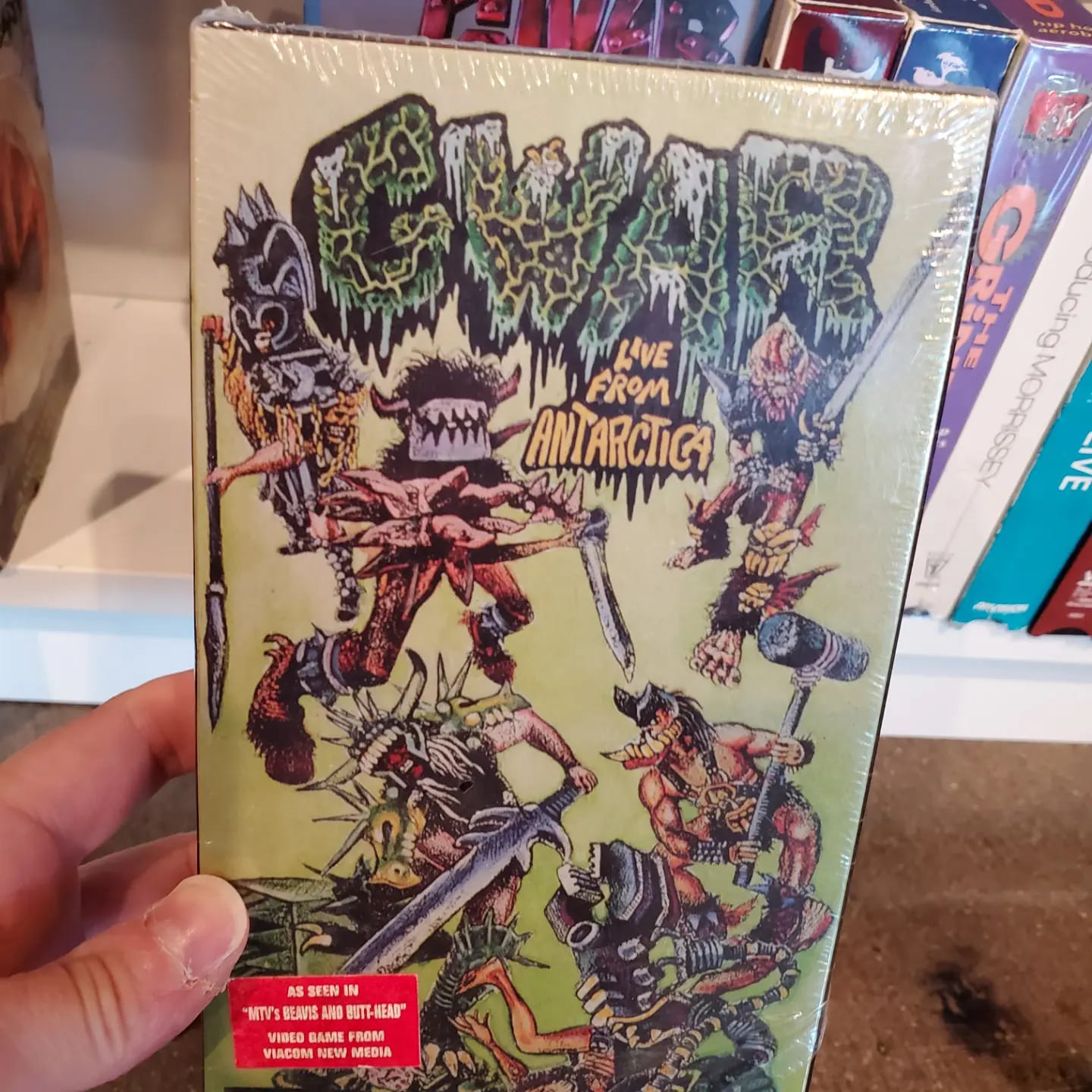Gwar fans visit Vinegar Syndrome Denver store