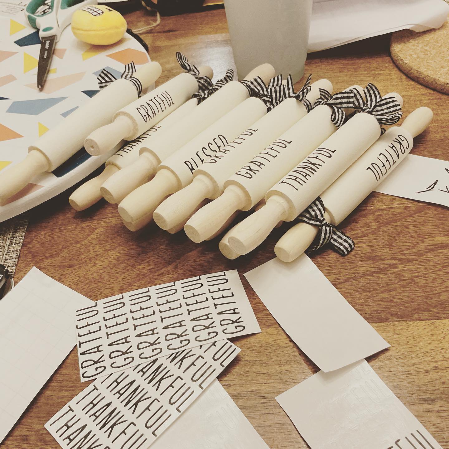 Working on fall rolling pin decor... - Creations By Anuja | Facebook