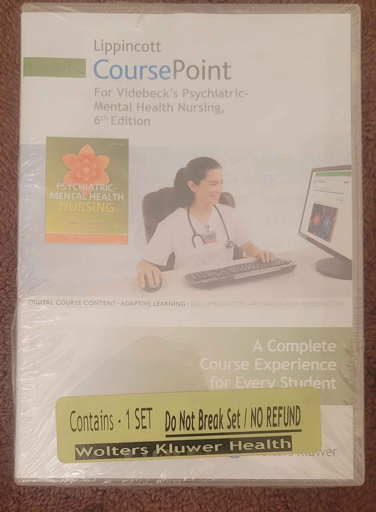 wolters klower course point nursing Lippincott CoursePoint for Videbeck's Psychiatric-Mental Health Nursing, 6th Edition Sealed CoursePoint learning package for psychiatric-mental health nursing. Includes digital content, adaptive learning tools, documentation practice, feedback GHK-Cu 50mg – Research non greasy sunscreen serum Quantity:120 ml