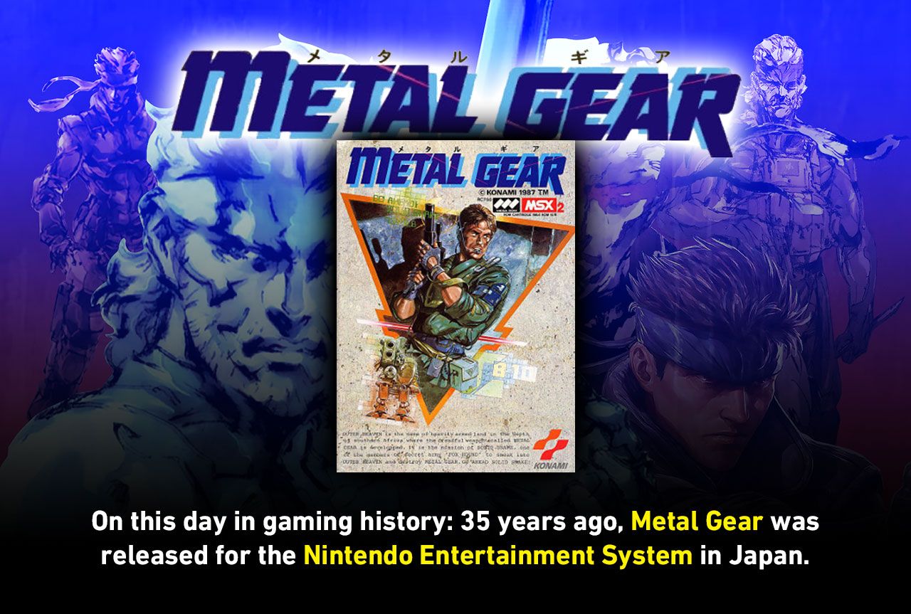 Metal Gear 2: Solid Snake was released in Japan on this day, in