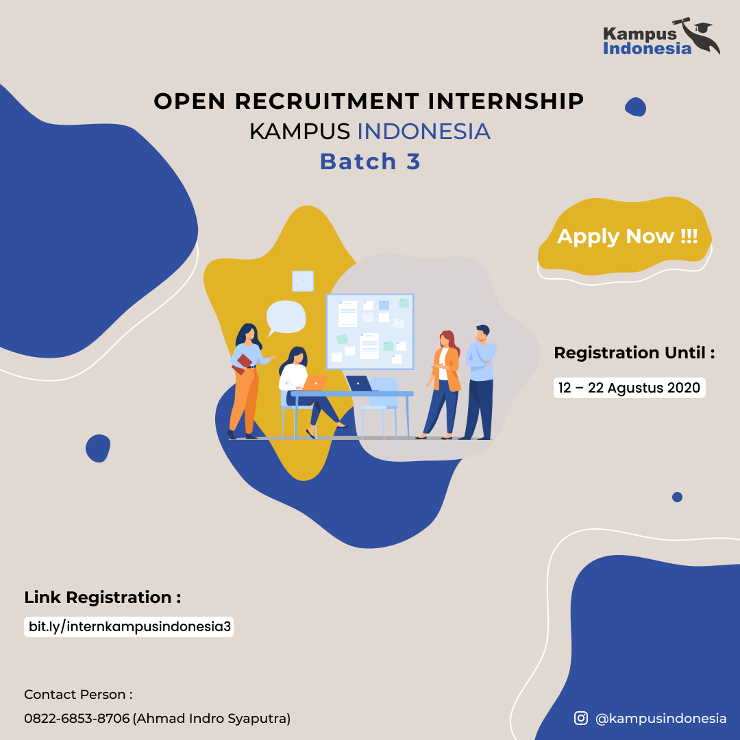 [ OPEN RECRUITMENT INTERNSHIP KAMPUS... - Kampus Indonesia