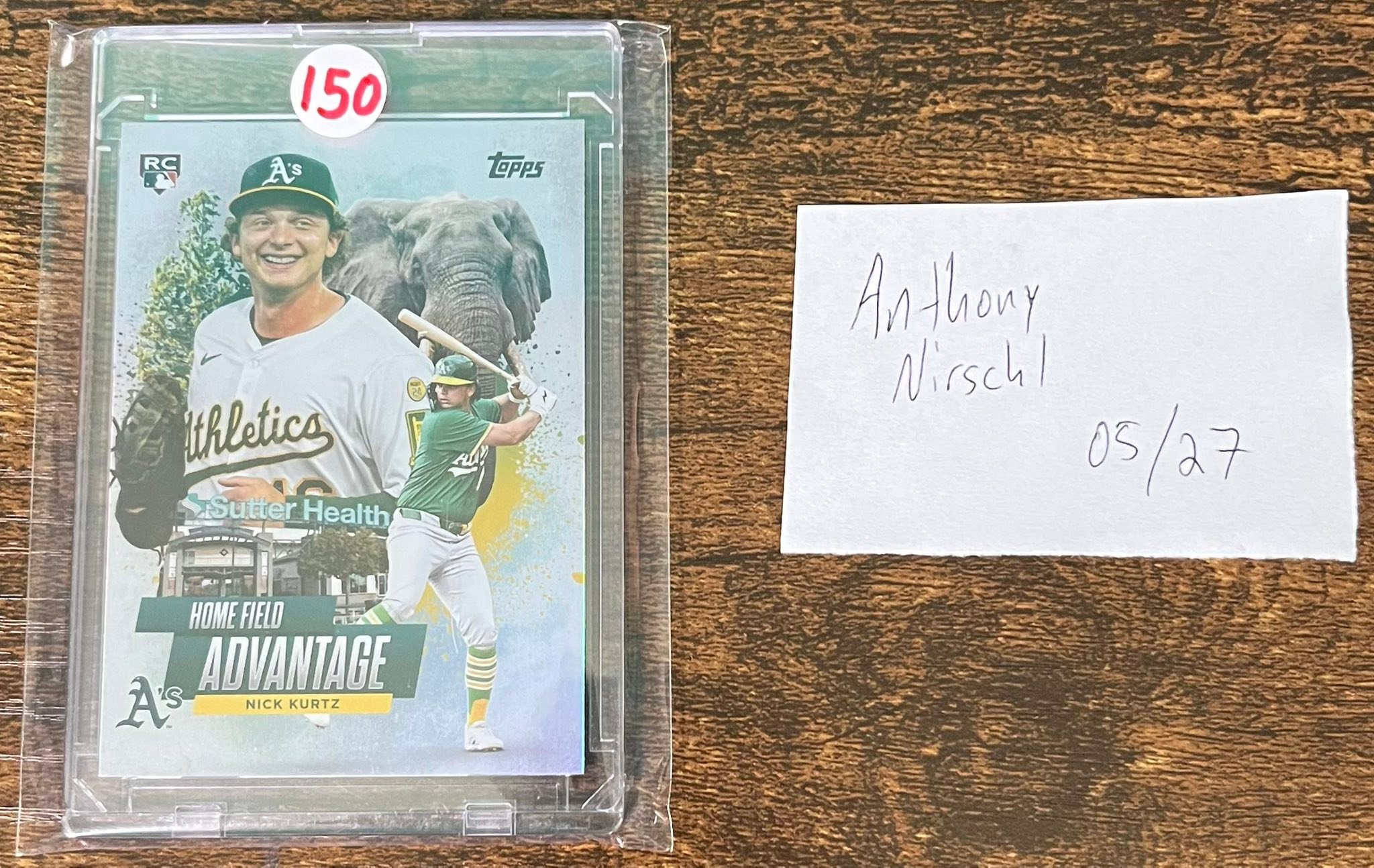 Nick Kurtz 2025 Topps Home Field Advantage RC