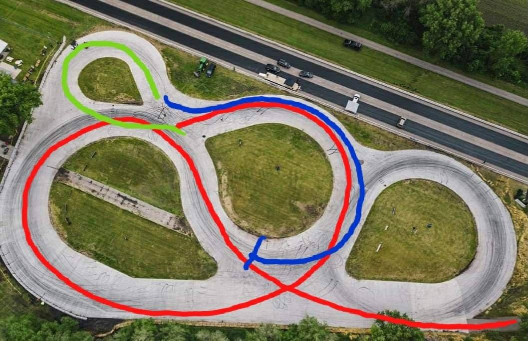 ND DRIFT - Good morning! Here is the track layout for the... | Facebook