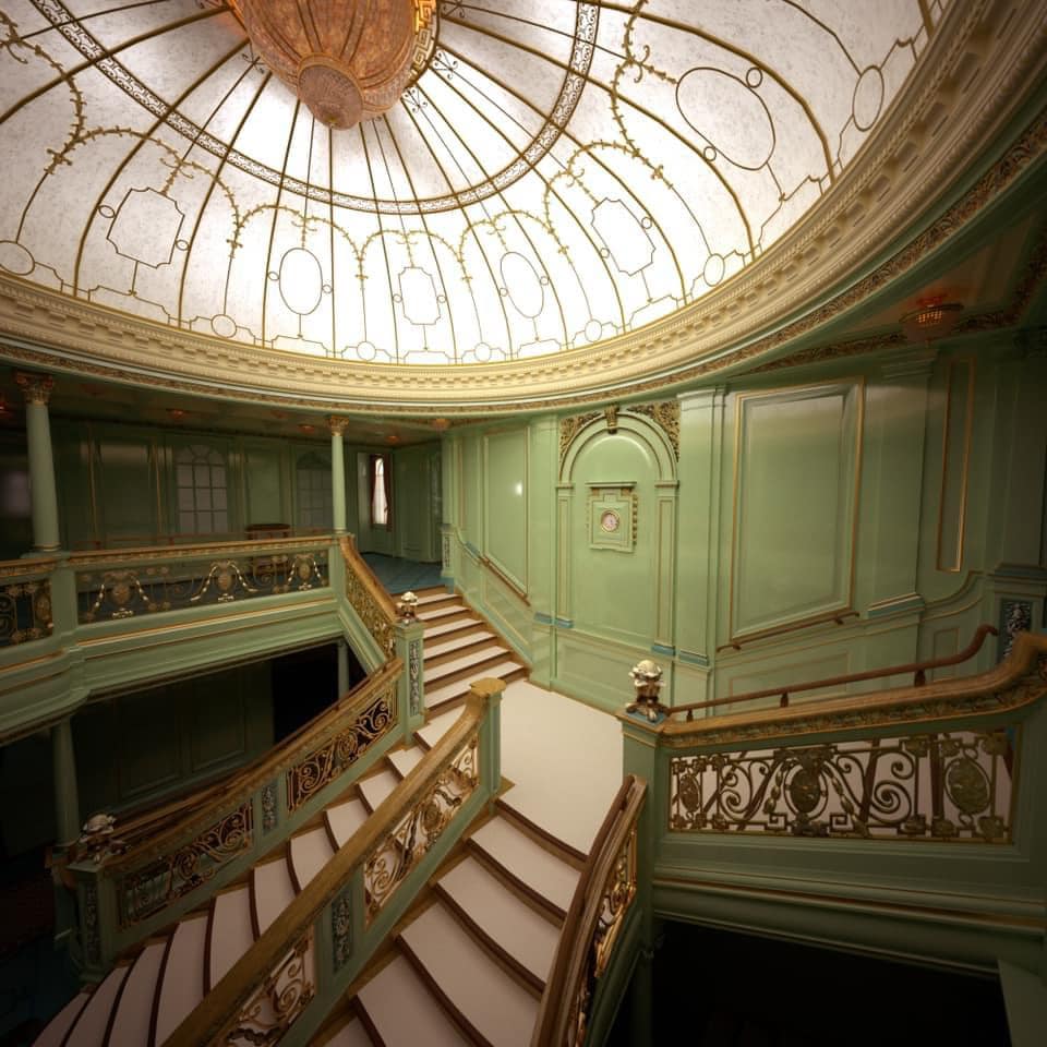 RMS TITANIC, RMS OLYMPIC & other Great Ocean Liners | Some interior ...
