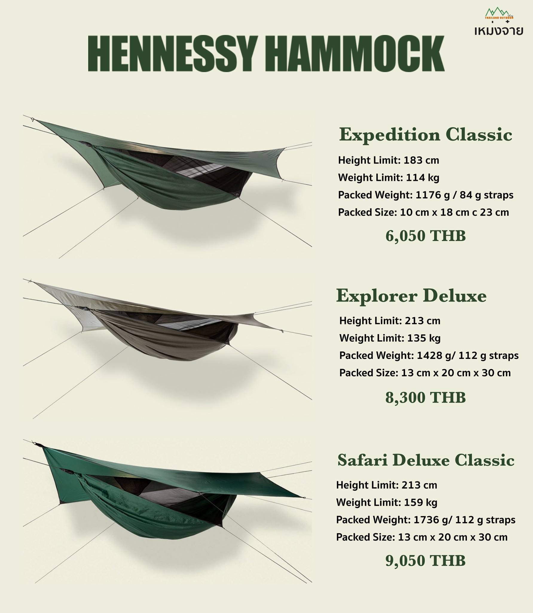 Hennessy Hammock... - ThailandOutdoor Shop | Facebook