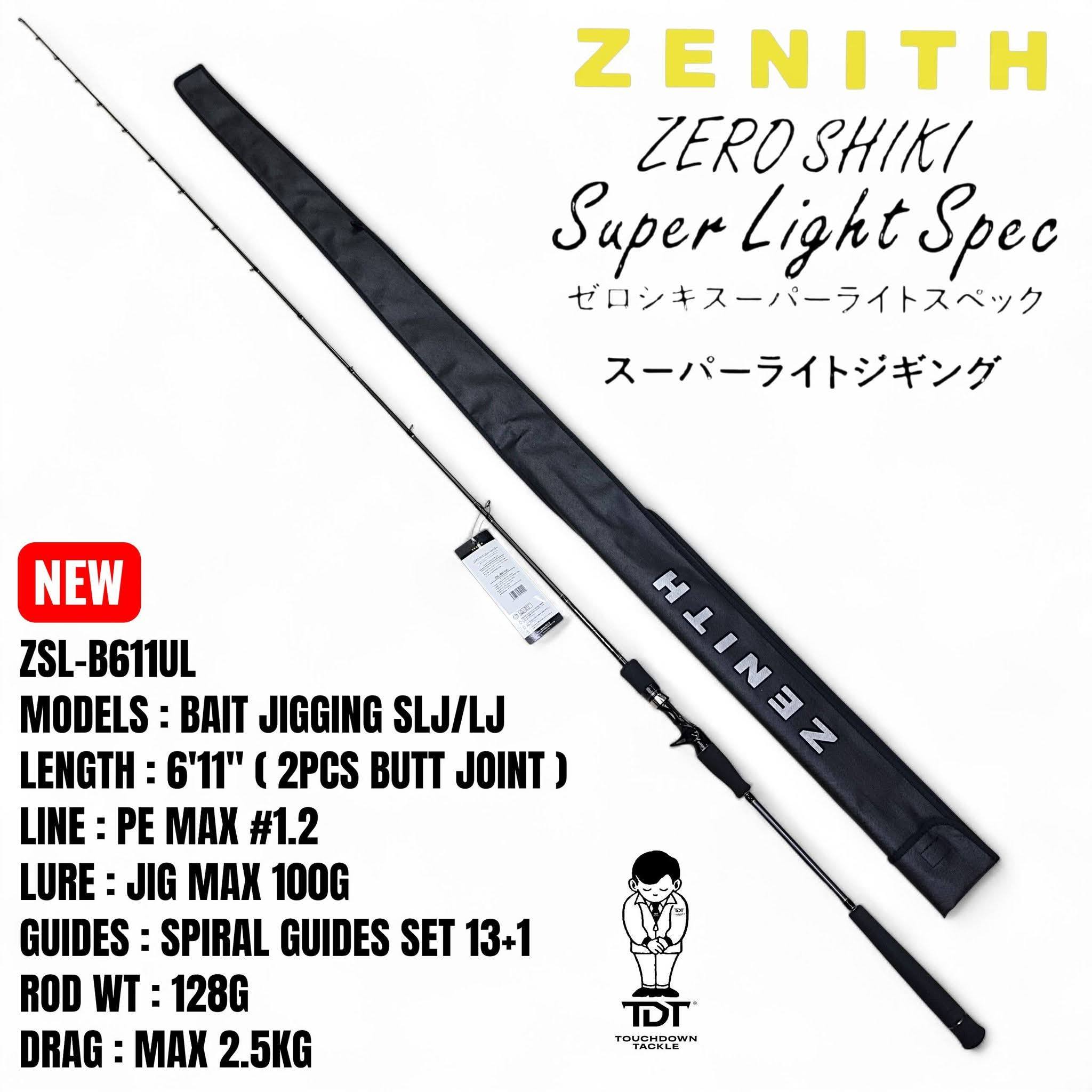 ZENITH ZEROSHIKI SUPER LIGHT SPEC fishing gear