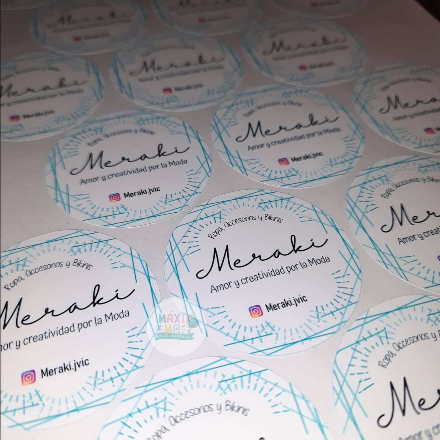 Logo y Stickers para @meraki.jvic... - Crea Maxi - Papeleria | Facebook