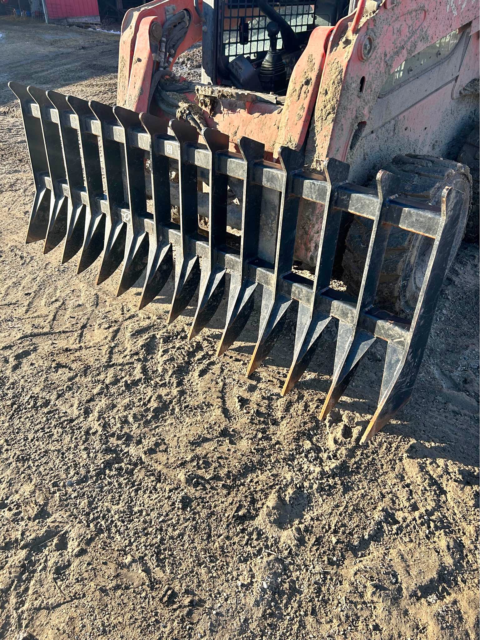 96inch skid loader root rake attachment - Garden Tools & Equipment ...