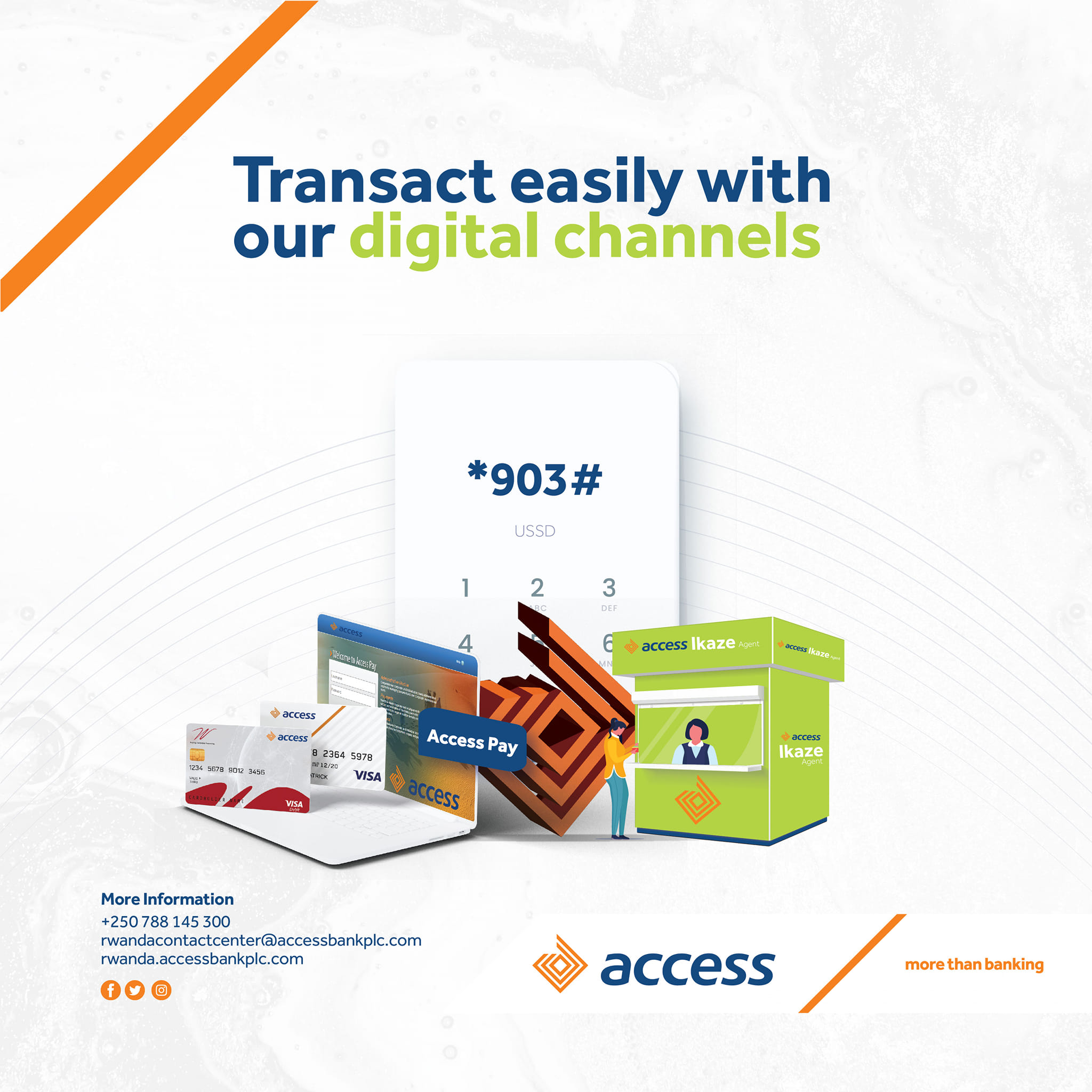 Utilise the convenience of our... - Access Bank Rwanda Plc