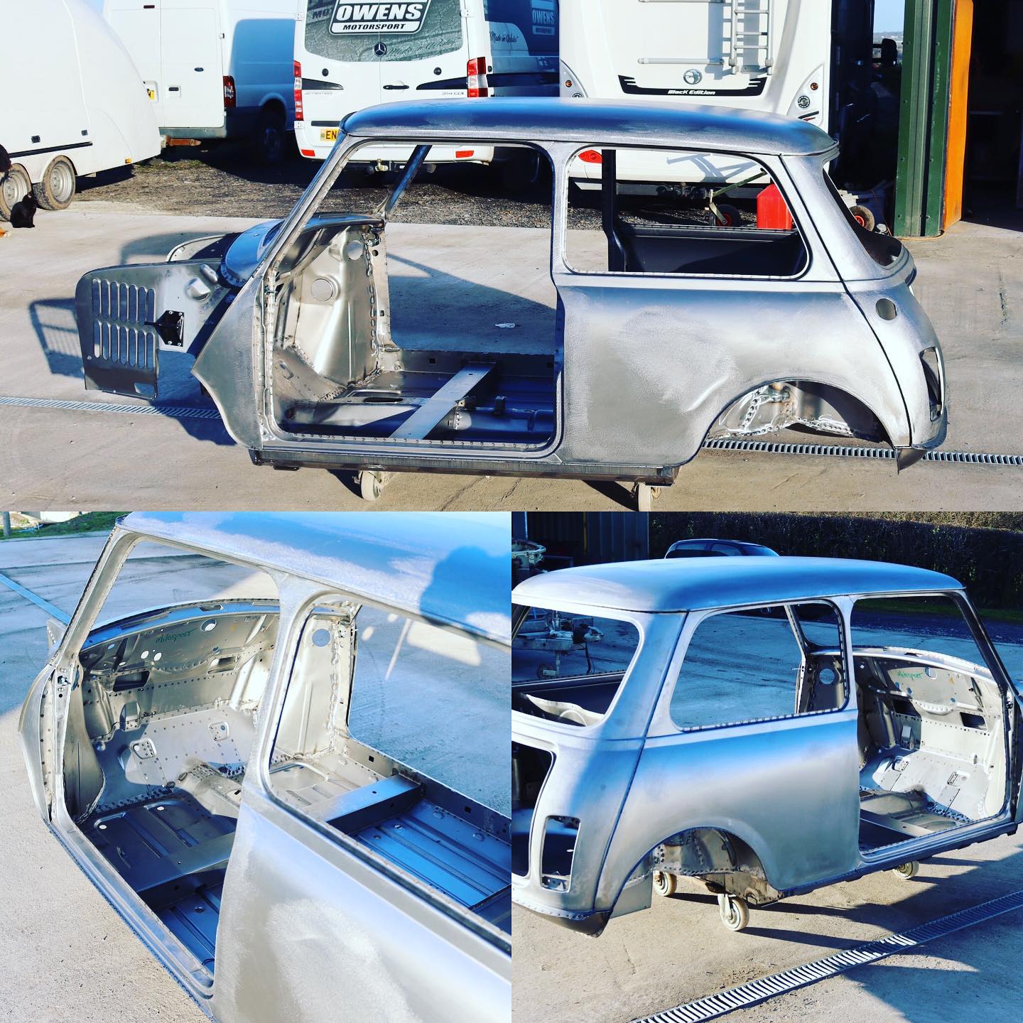 Owens Fabrication - Brand new motorsport shell here from BMH was ...
