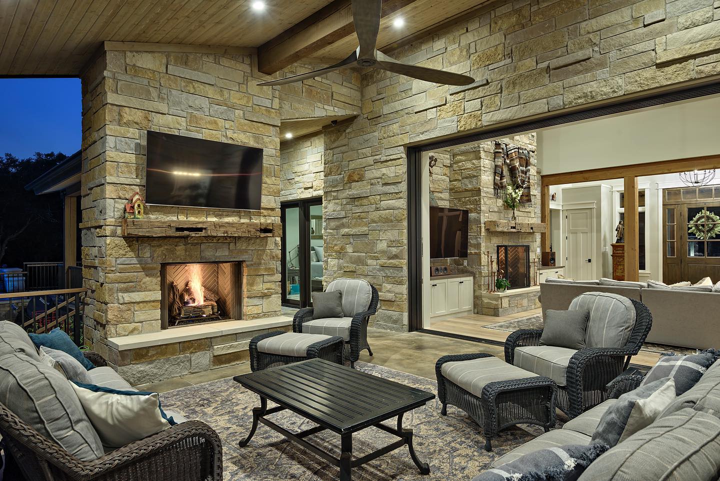 These cool evenings are the perfect weather for porches and fireplaces ...