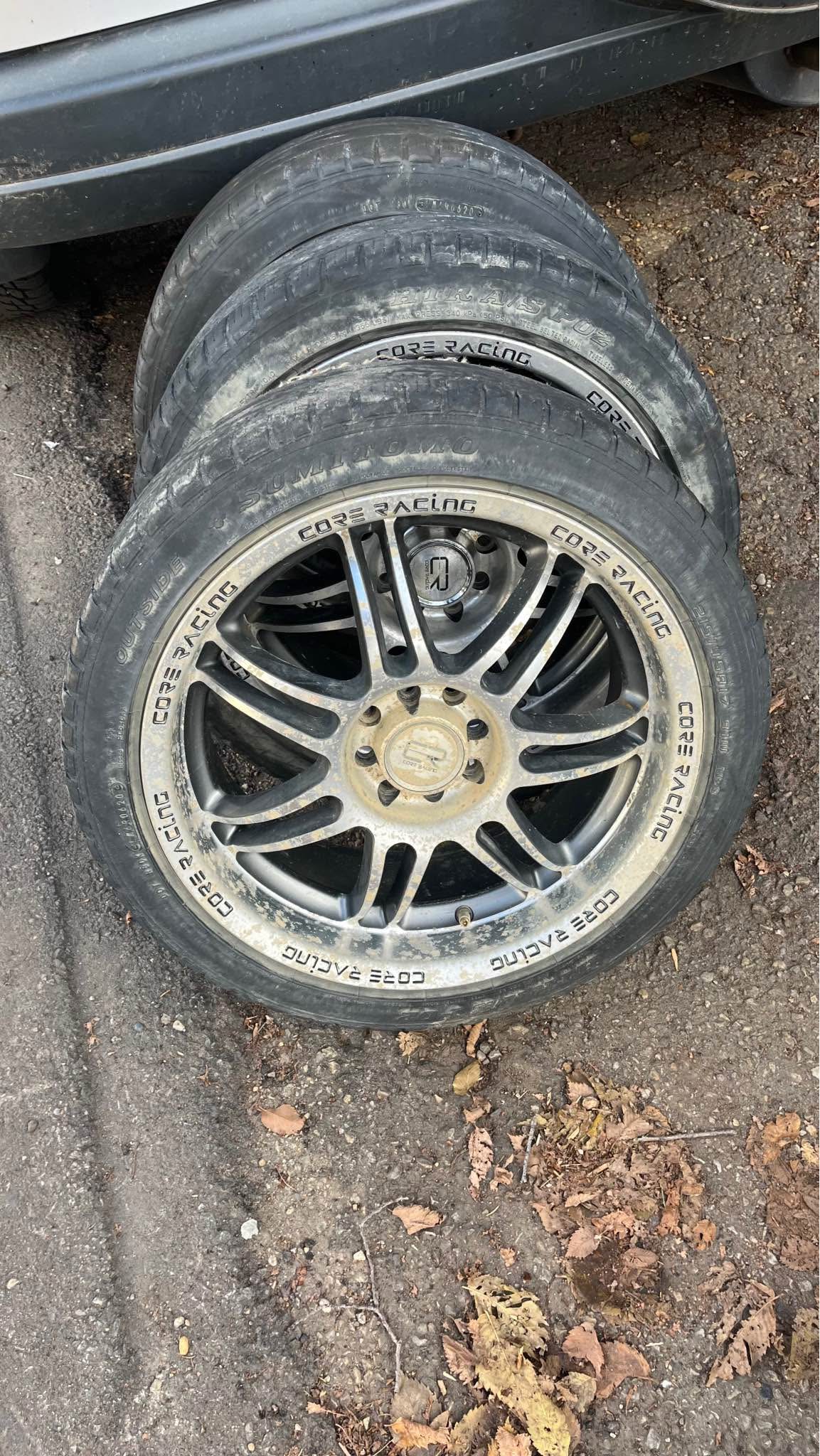 17” CORE RACING RIMS 4x100 - 4x114.3 - Car Wheels, Tires & Parts ...