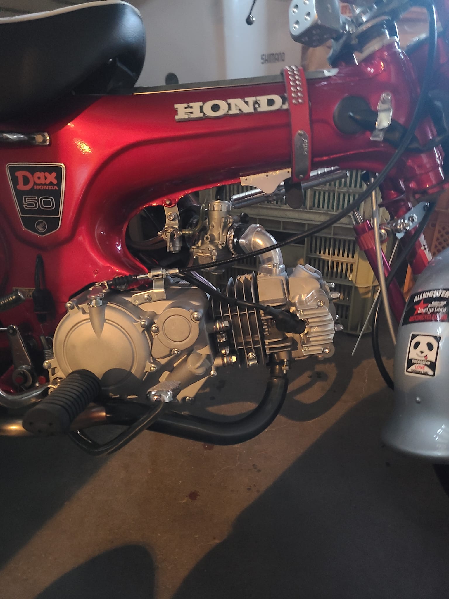 ダックス ロンシン125からgpx125 に エンジン乗せ変えてみました 