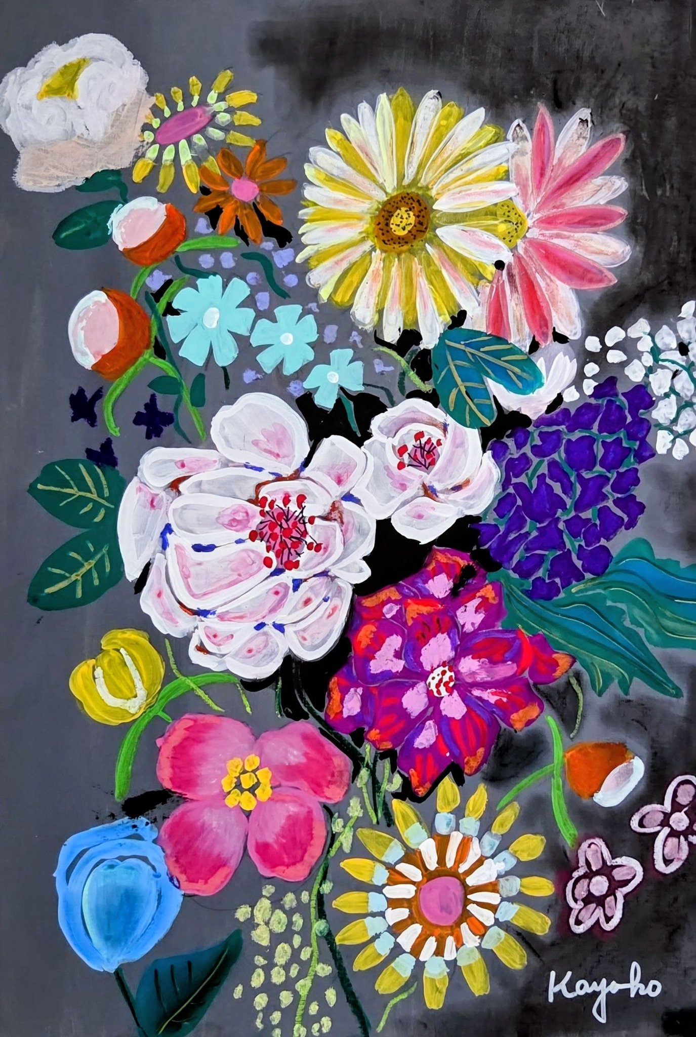 さまざまなたおやかな花々が一堂に集まり