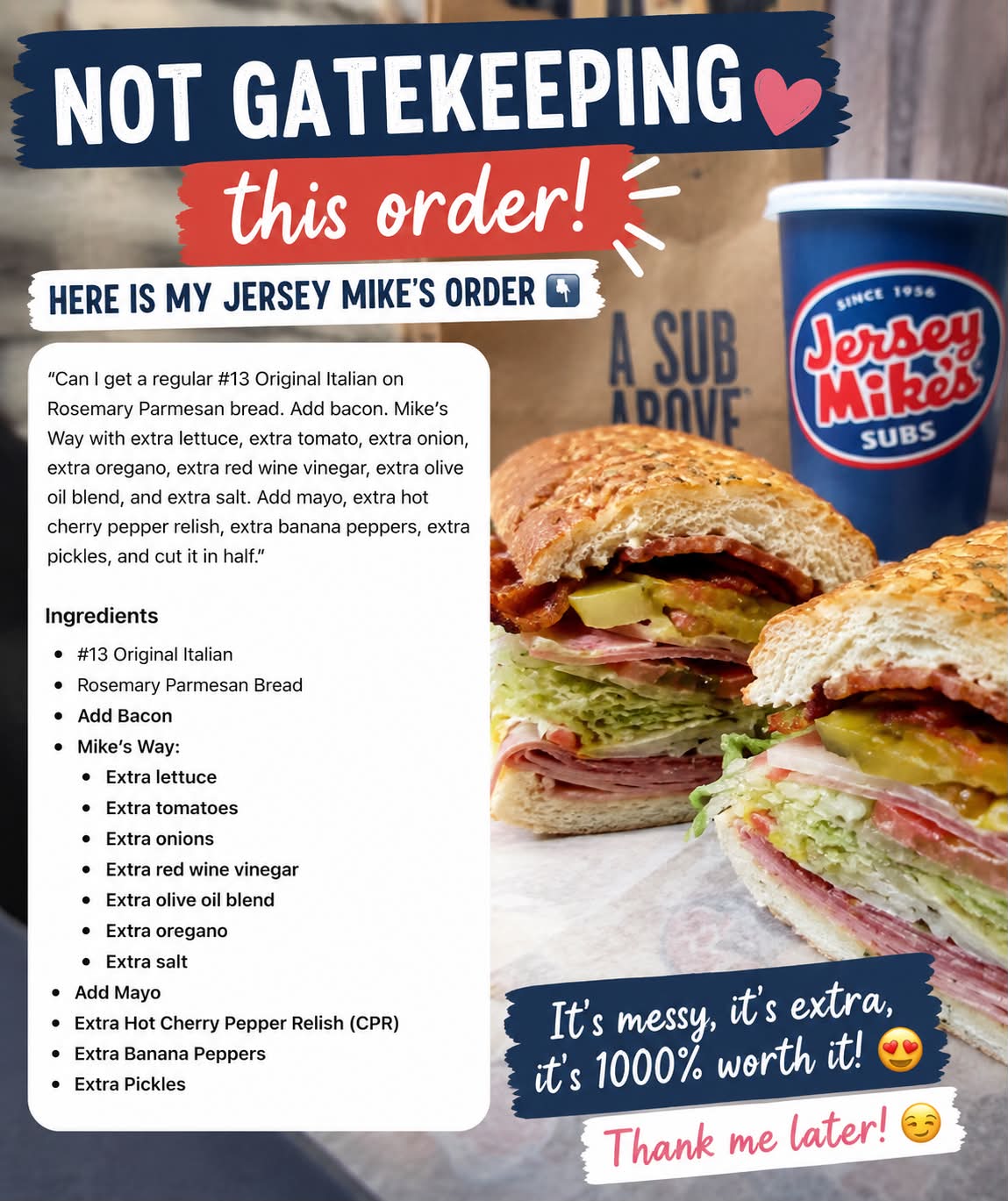 We compiled a list of sneaky Jersey Mike's menu things that servers recommend for getting the best out of your sub sandwich order