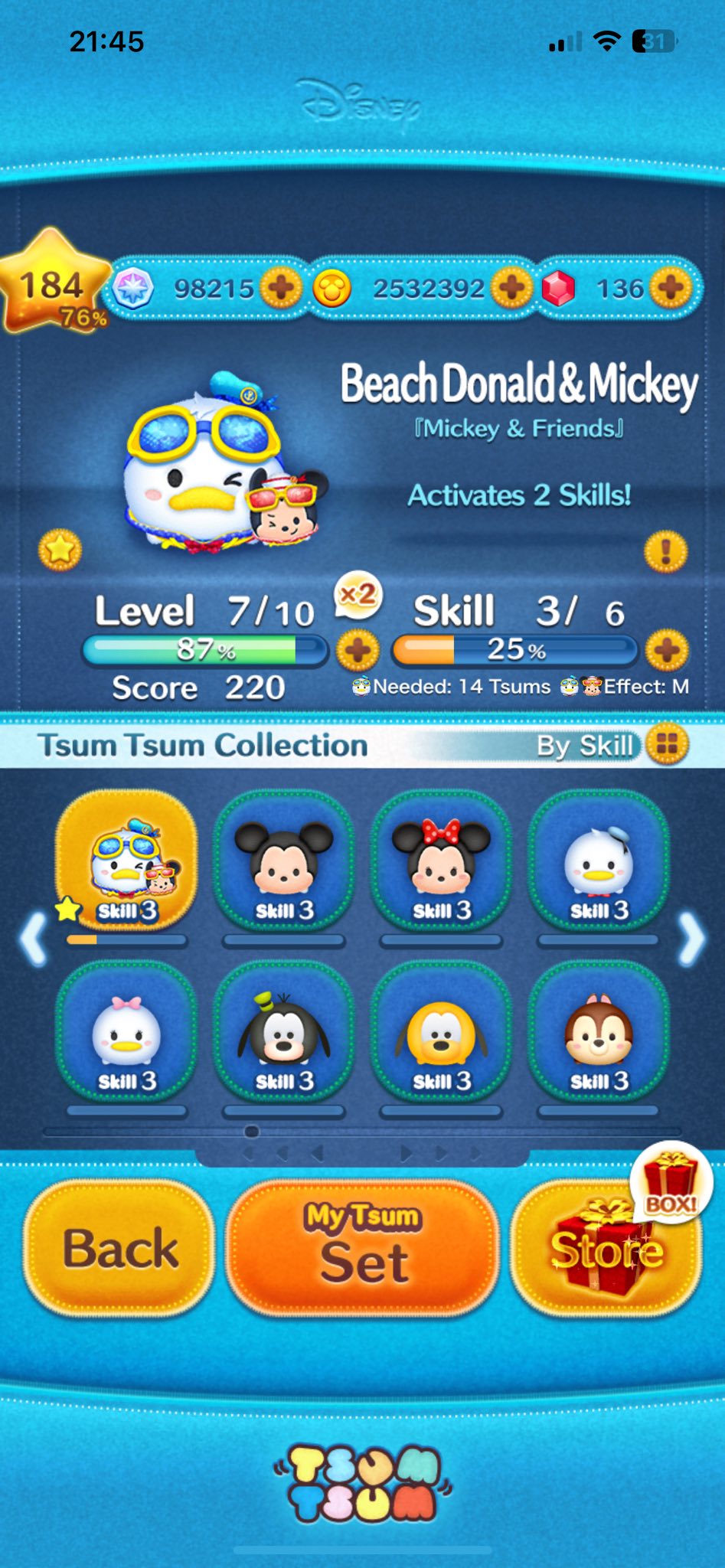 Which Tsum Tsum should I use my skill tickets on?