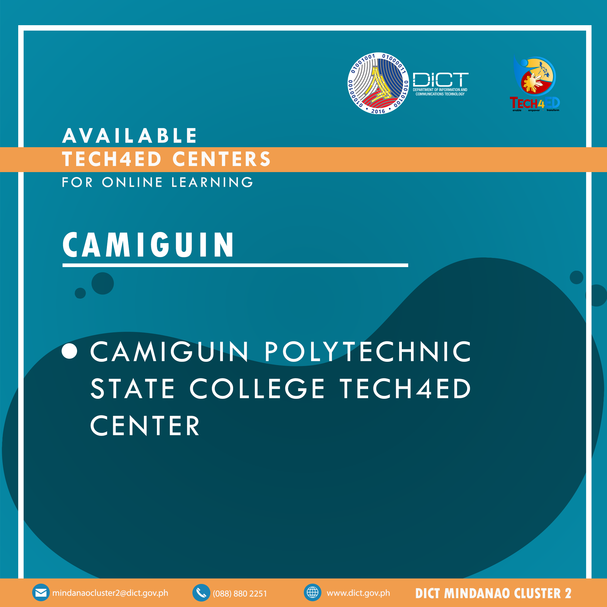 We are happy to announce that the following Tech4ED Centers resume its ...