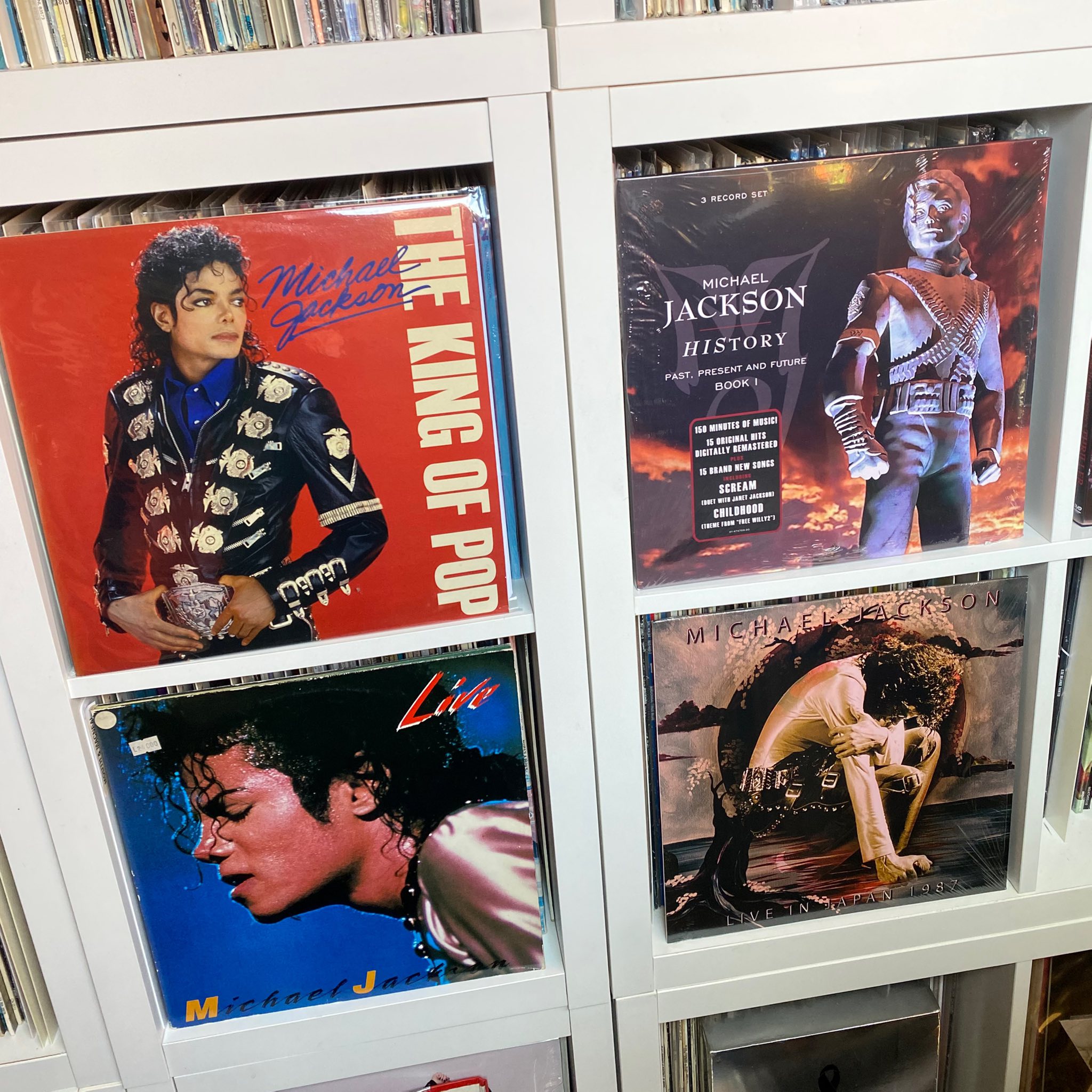 Some fans may have MiniDisc (MD) versions of Michael's albums in