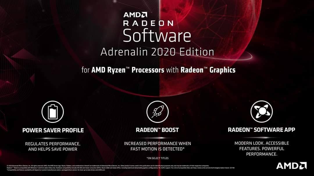AMD - AMD Radeon Adrenalin Software 2020... | Facebook