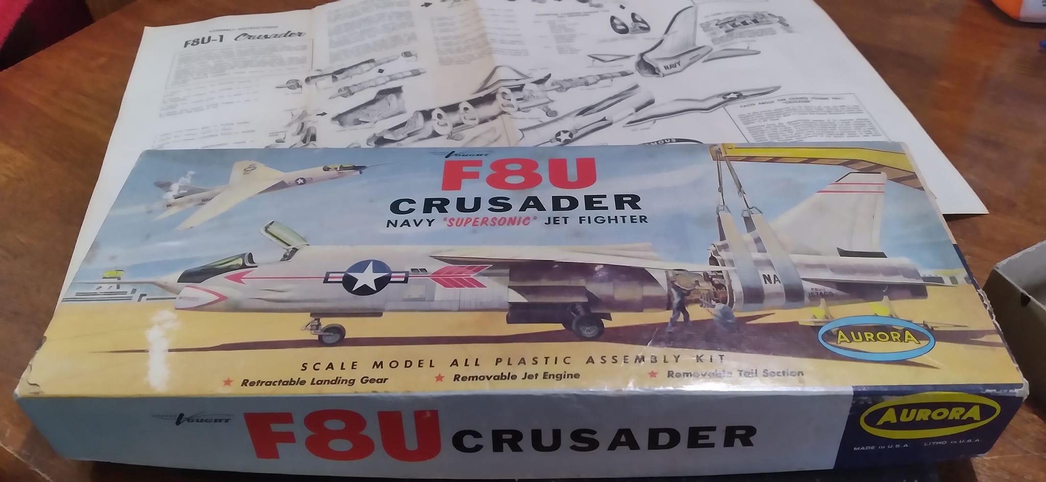Aurora 1959 nuclear airliner model kit