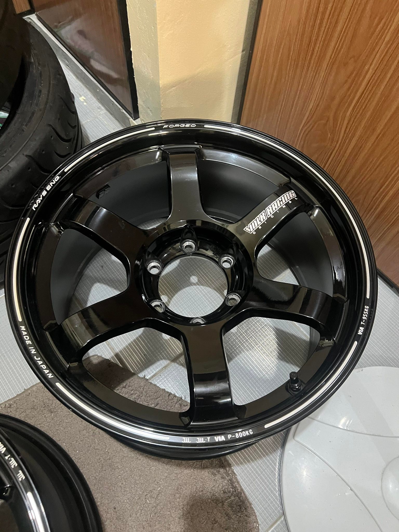 FOR SALE! Orig Volk Racing TE37 PM2 6x139 18x9.5 0 offset Wrapped 