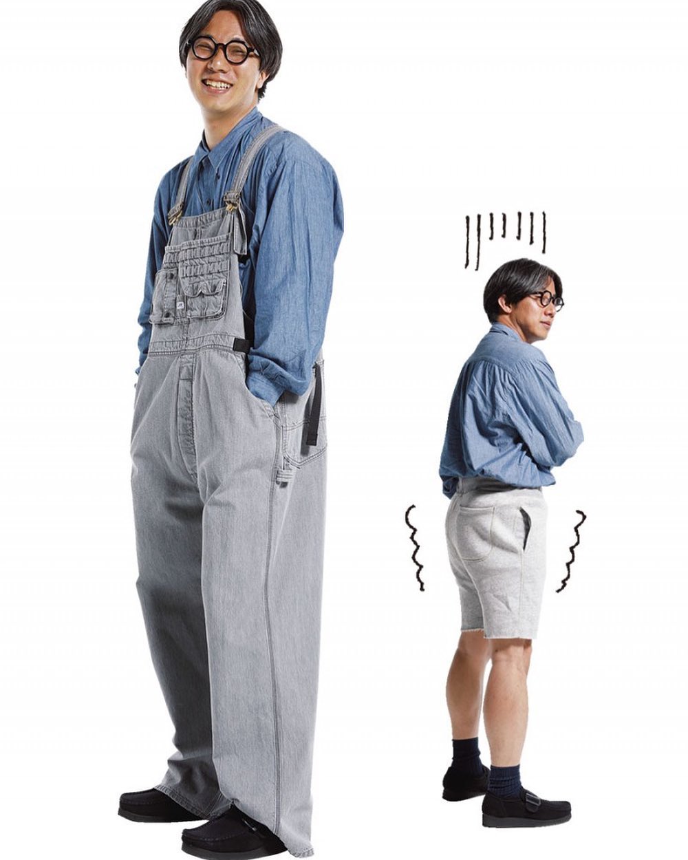 DIGAWELディガウェル✖️leeコラボ オーバーオール ぎこちな