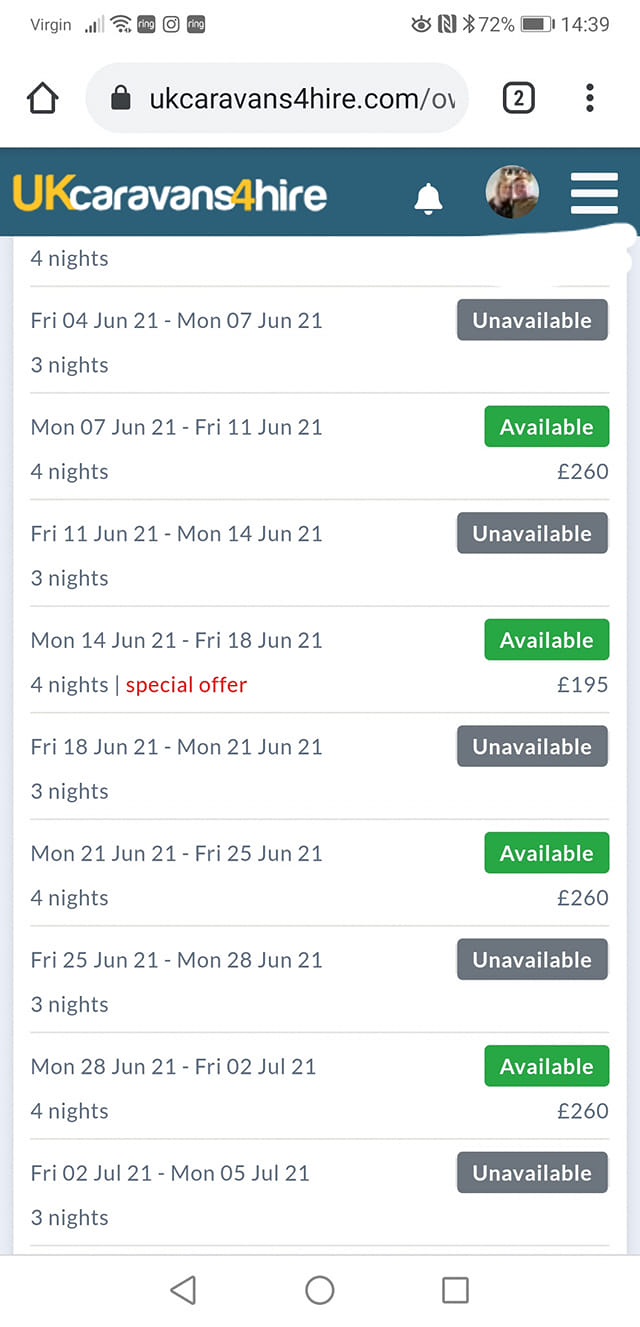 🏖️🌞 June Availability 🌞🏖️ Below is... - A & M Holiday Lets