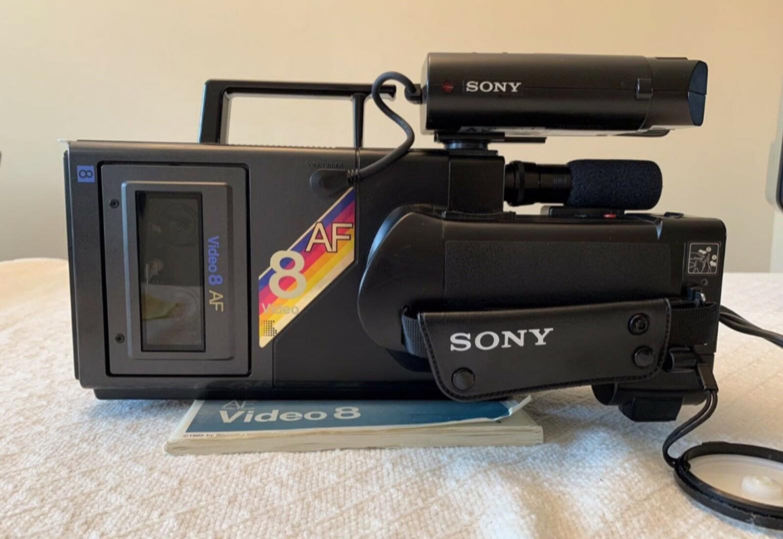 My first video-camera, 1989. SONY video8 AF.