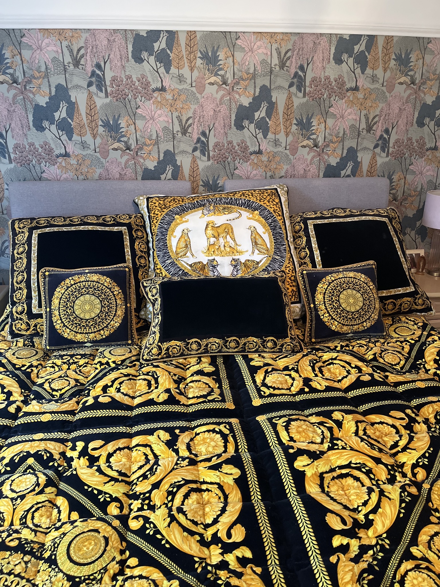 寝具 GIANNI VERSACE ONE TWIN DUVET COVER