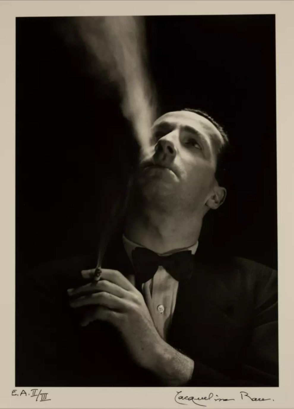 Photographic traces from 1890 until 1950s | Jacqueline Rau. The Smoker ...