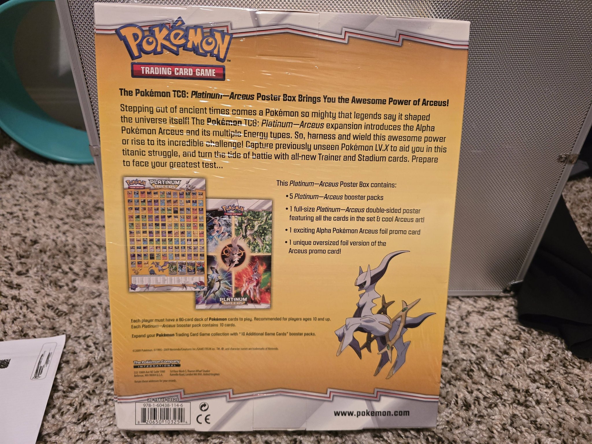 pokemon cards platinum arceus booster box Platinum: Arceus is known as The Original One as it is said that it created the Pokemon universe and the lake and dragon trios Platinum Arceus Pokémon Booster Box