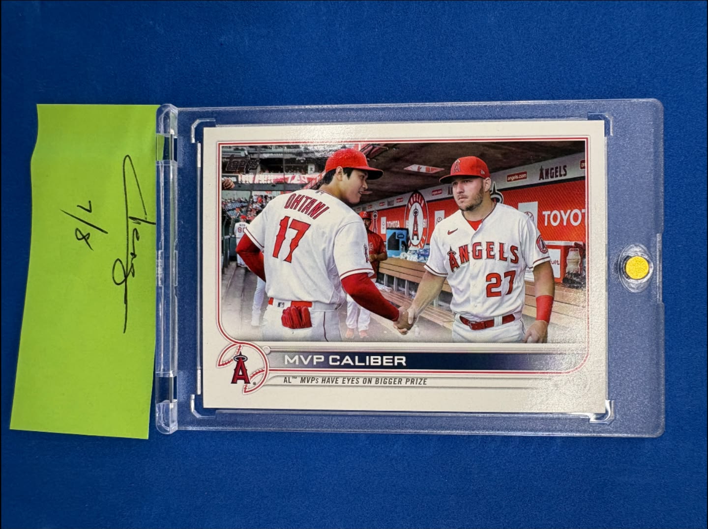 What is the value of a Mike Trout and Shohei Ohtani dual autograph