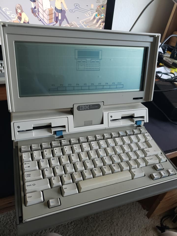 IBM 5140 PC convertible with WordPerfect disks