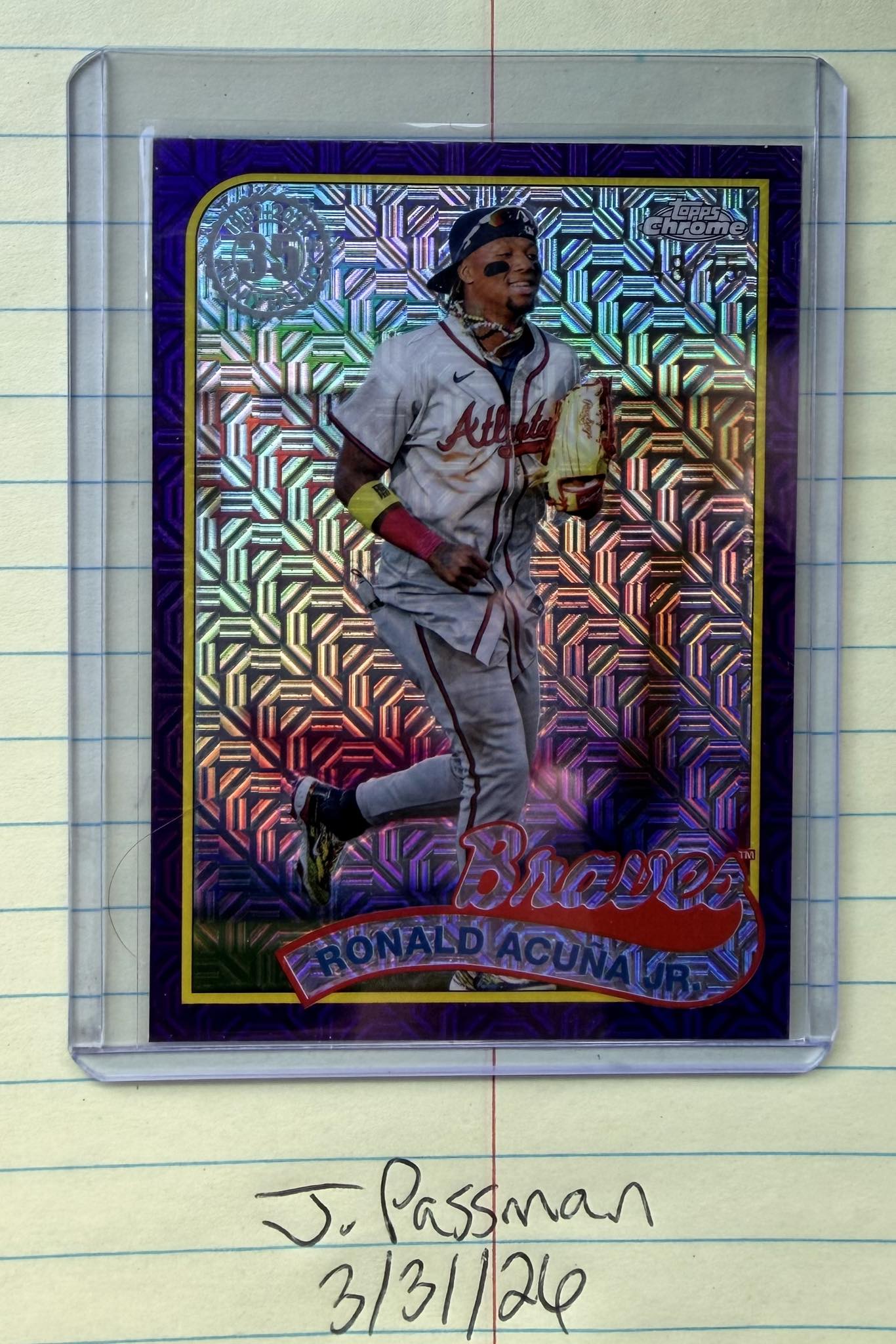 2023 Topps Chrome Bruno Pink /399