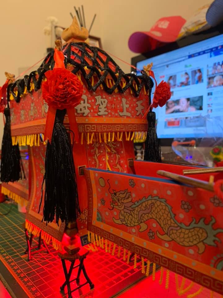 鴻瑋工藝坊 迷你神轎製造仿照大甲媽神轎有喜歡的朋友歡迎私訓一律客製化只要有照片有想法都可以訂製