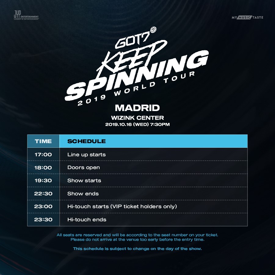 Hey I GOT7 in London! 👋 GOT7 2019 World Tour “KEEP SPINNING” in