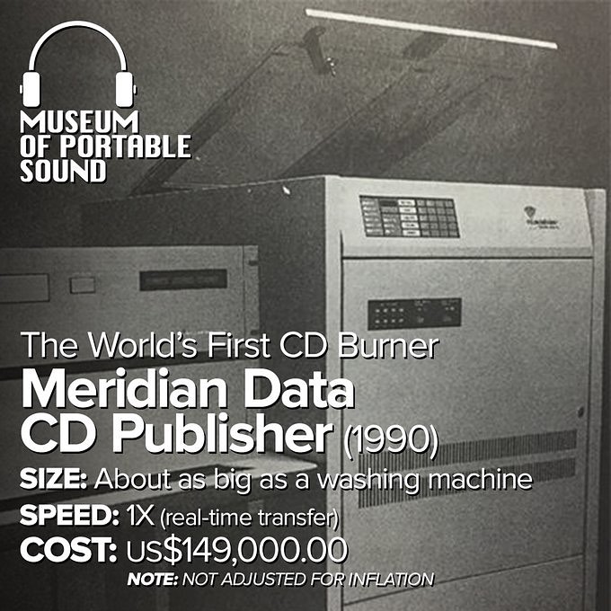 The Meridian Data CD Publisher... - Museum of Portable Sound | Facebook