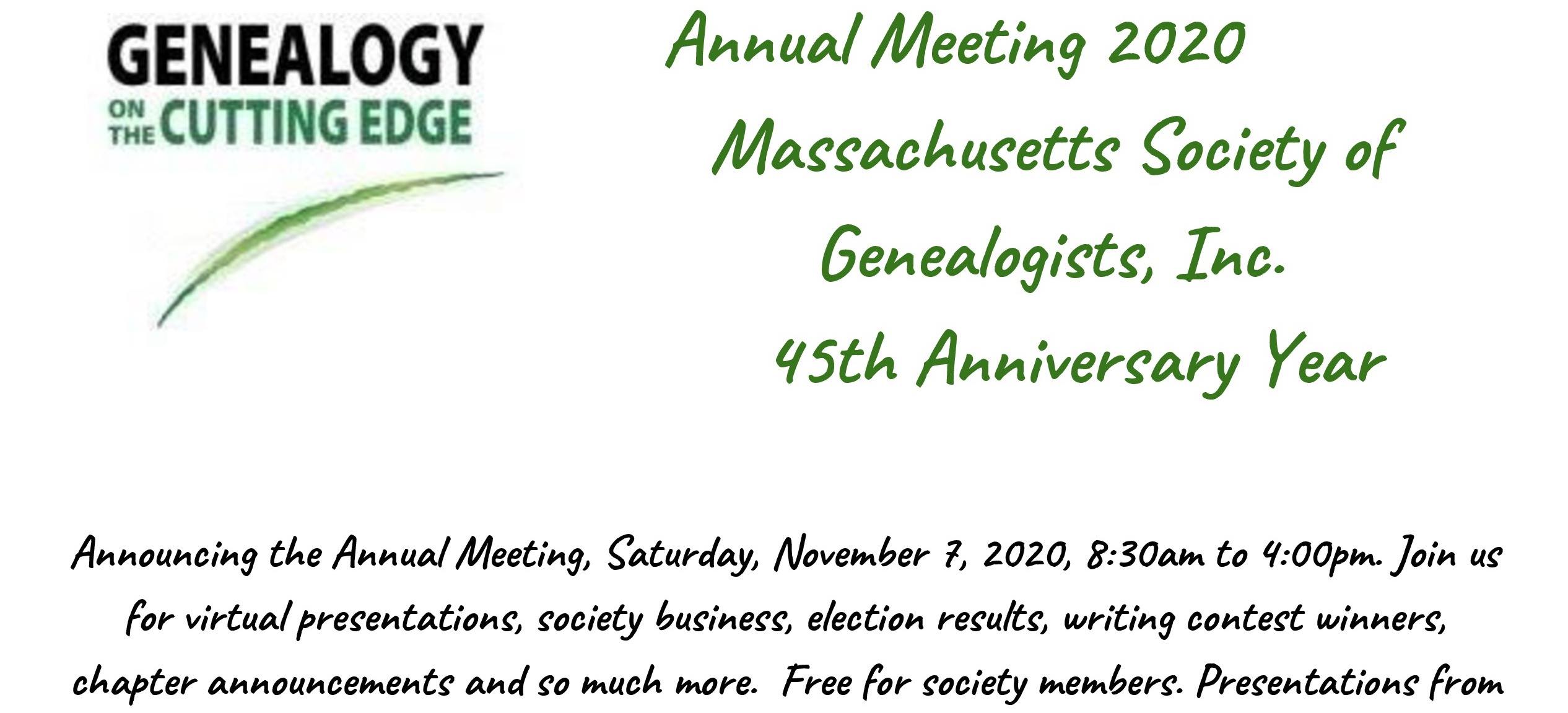 MSOG Annual Meeting