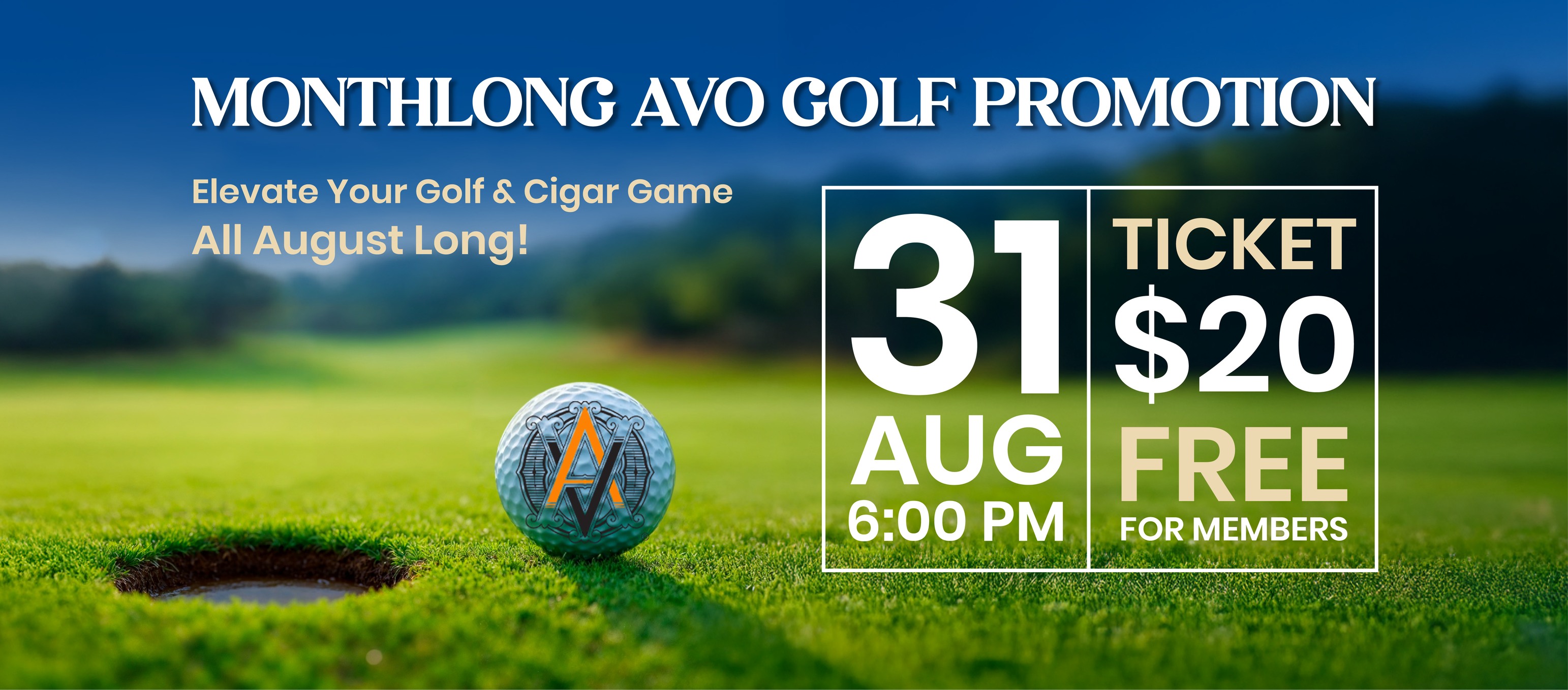 AVO Golf Takeover Event