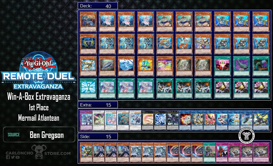 yugioh mermail deck list Complete Custom for Yu-Gi-Oh! Yu-Gi-Oh! Win-A-Box Extravaganza  1er