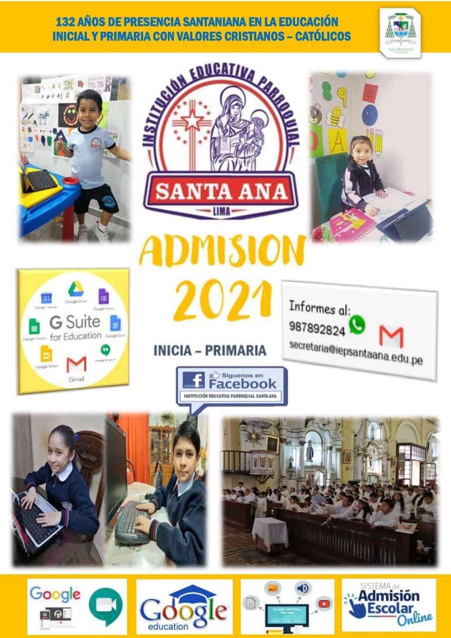 Bienvenidos a... - Institución Educativa Parroquial Santa Ana