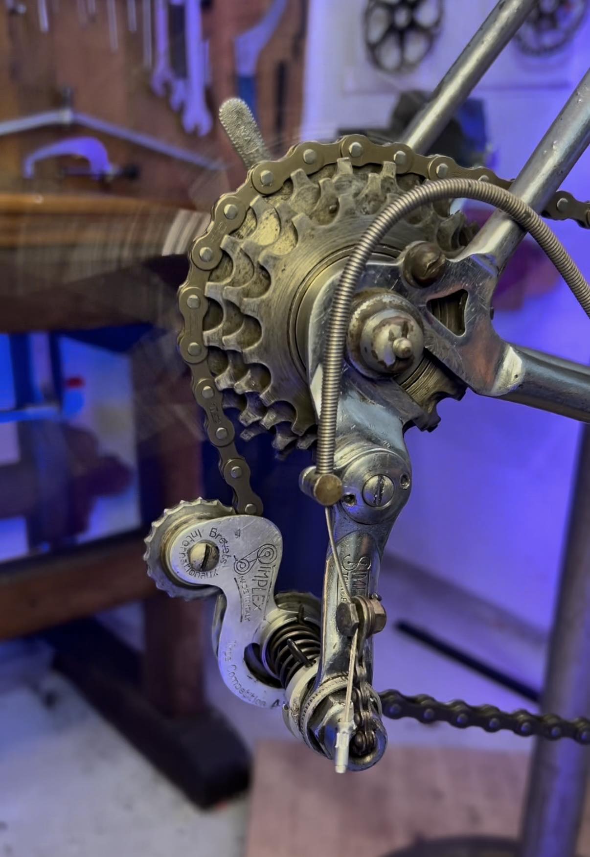 Simplex Tour de France rear derailleur. A classic French component